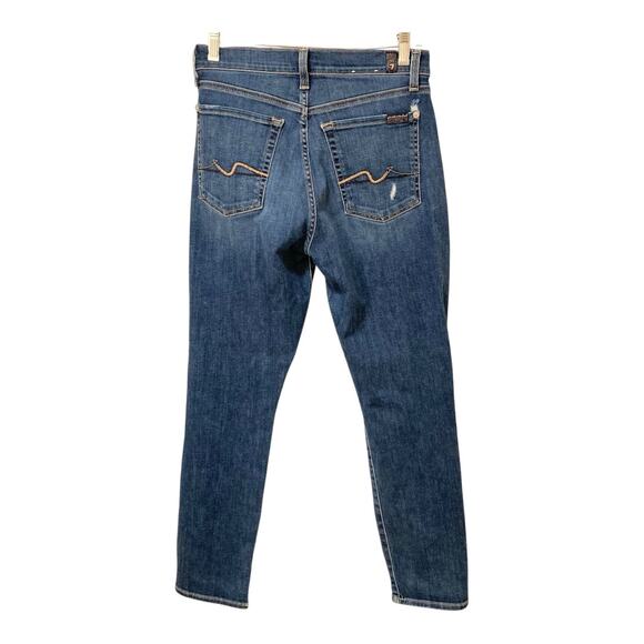 7 For All Mankind High Waist Josefina Jean Size 27 - Picture 2 of 9